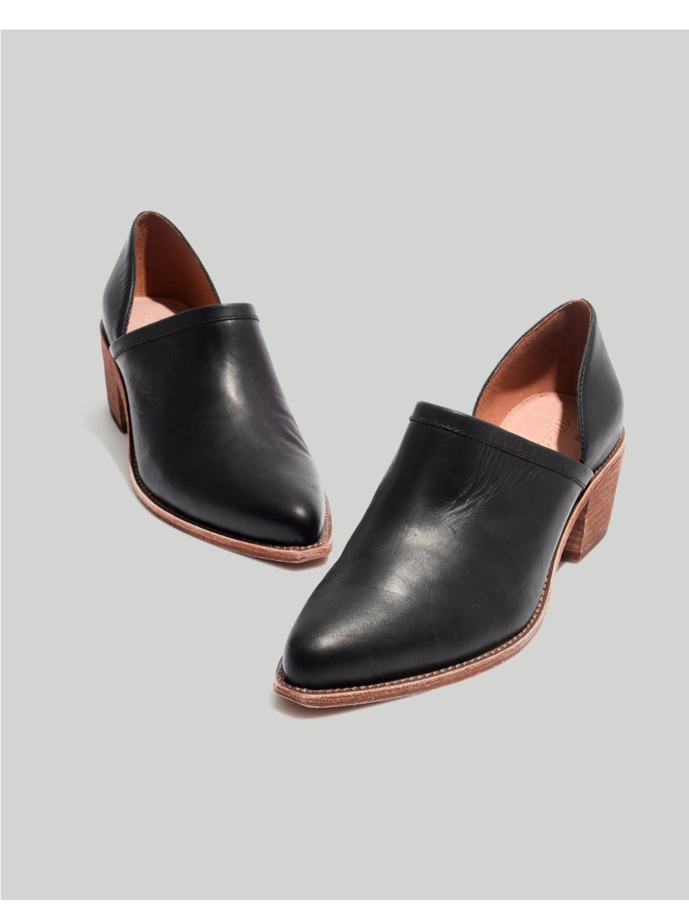 Madewell Brady Lowcut Bootie in color True Black